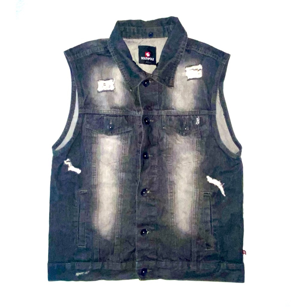Mens/Unisex Southpole denim vest size M
